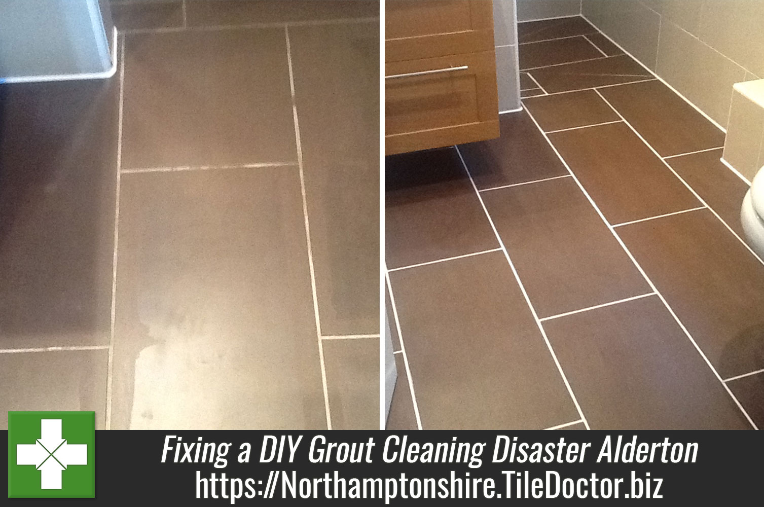 Fixing a DIY Grout Cleaning Disaster in Alderton