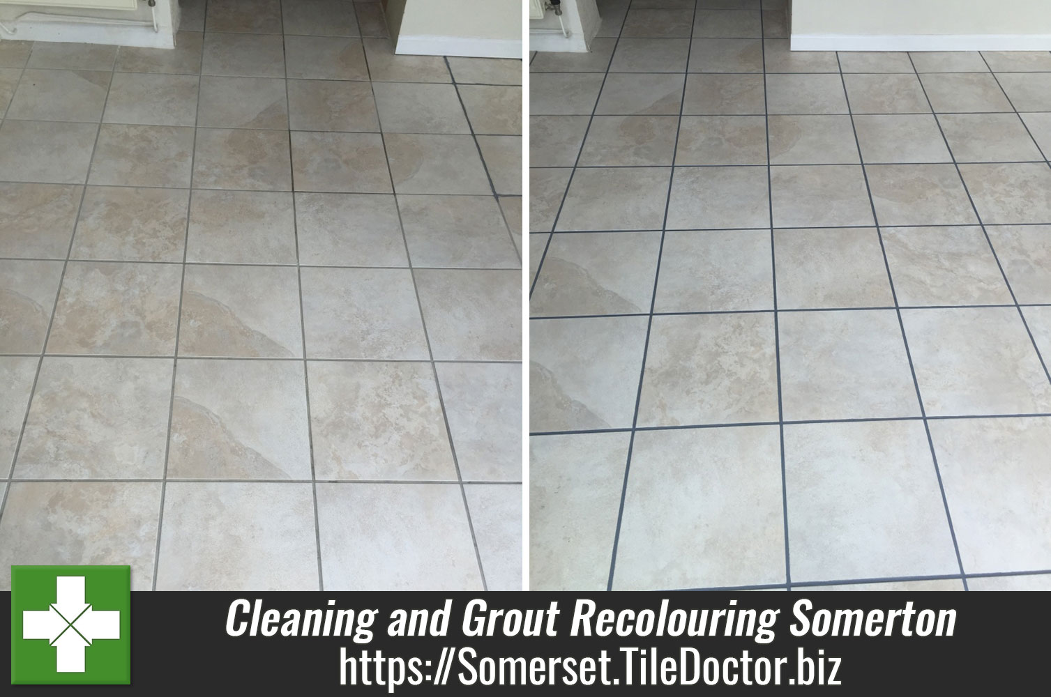Ceramic Tiles Somerton Cleaning and Grout Colouring