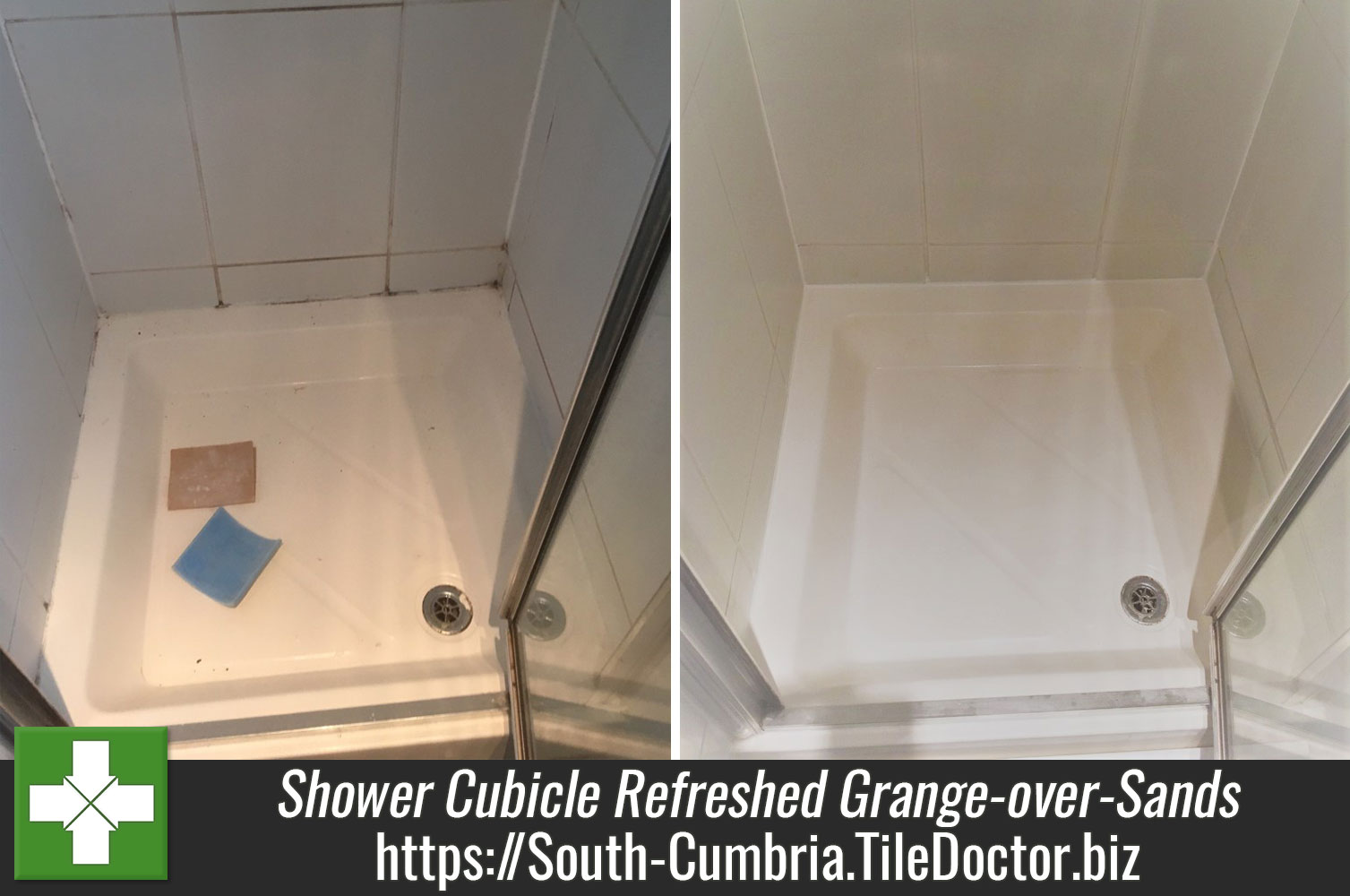 Shower Cubicle Refreshed in Grange-over-Sands Cumbria