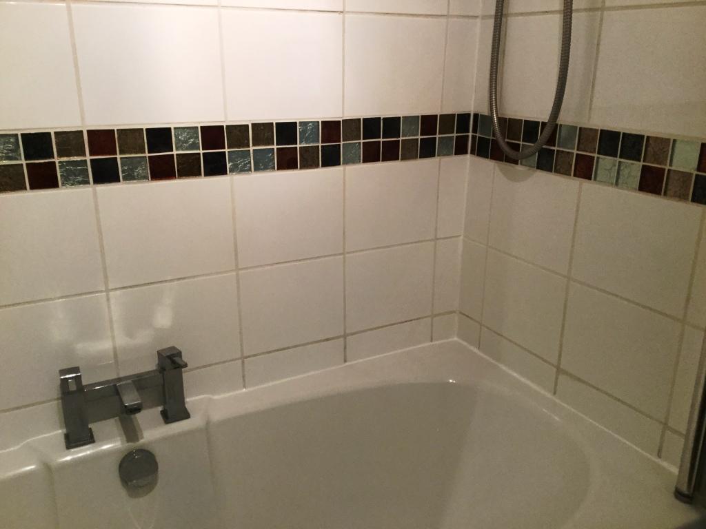 Ceramic Tiled Bathroom After Cleaning Bedford Town Centre
