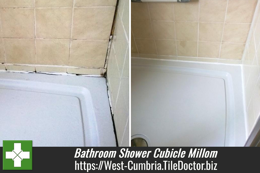 Bathroom Shower Cubicle Deep Cleaned in Millom