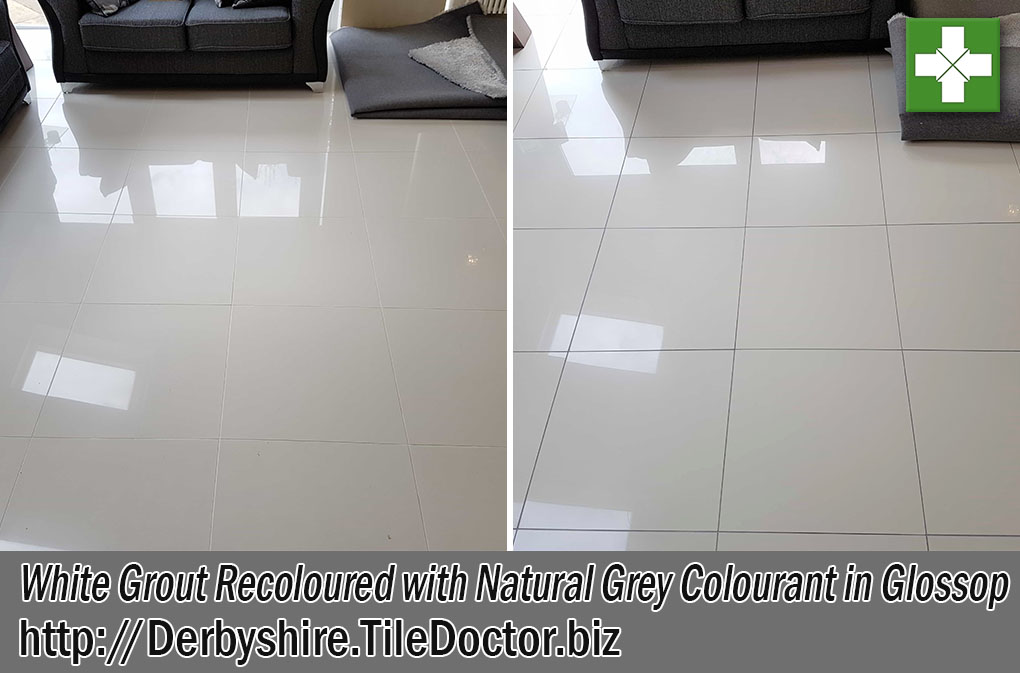 White Grout Recoloured Natural Grey Glossop