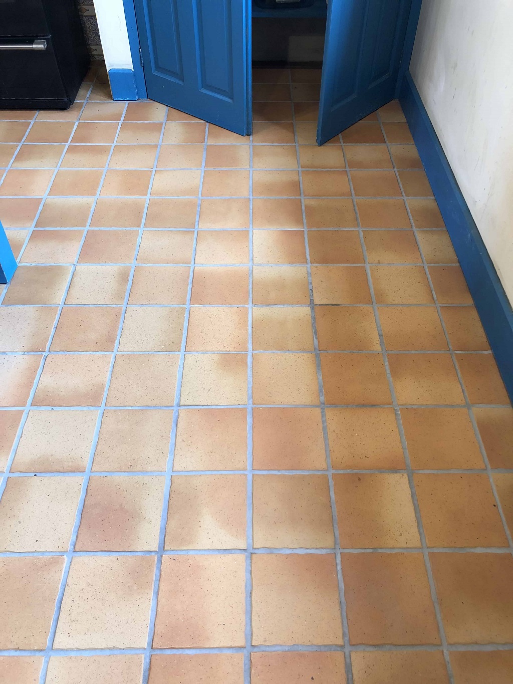Porcelain Tiled Kitchen Floor After Cleaning Ely