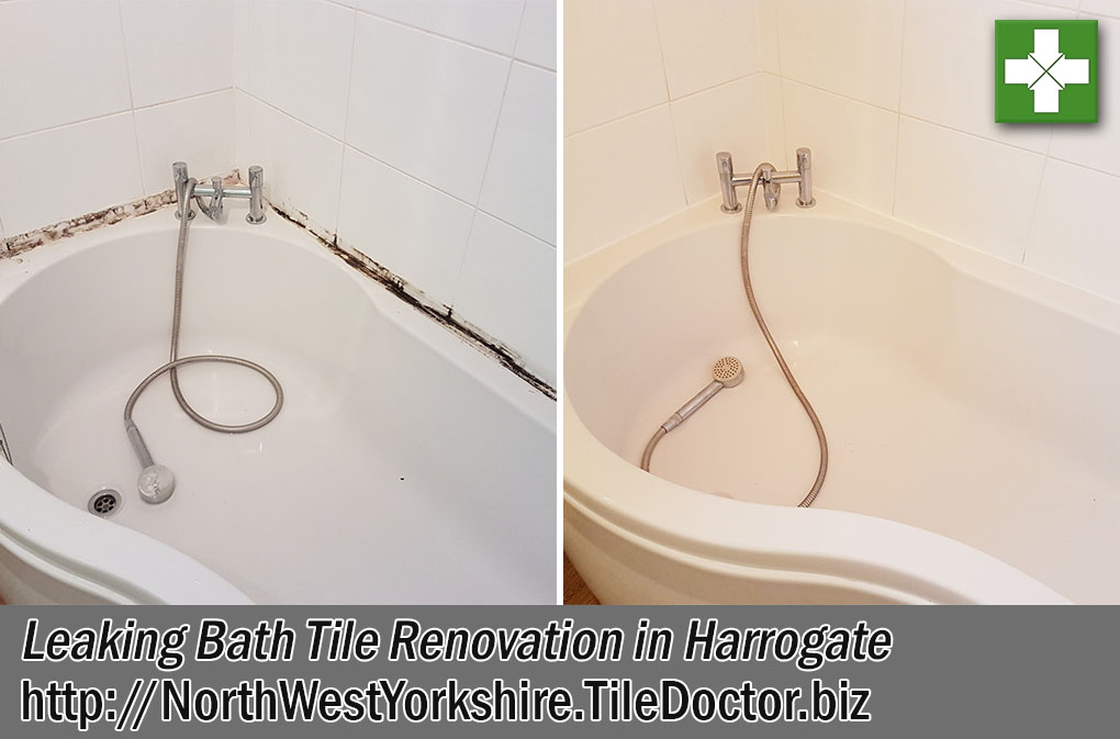 Bath Tile Before After Renovation Harrogate