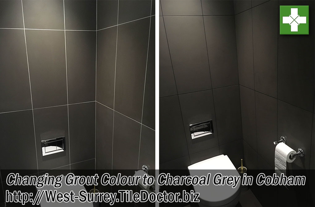 Porcelain Tile Grout Colour Before After Colouring Cobham
