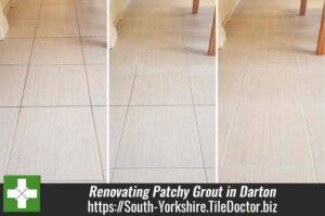 Porcelain Floor Tile Grout Before After Renovation Darton