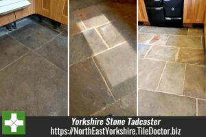 Yorkshire Flagstone Kitchen Floor Refurbishment Tadcaster