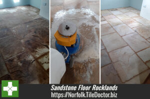 Riven Sandstone Floor Renovation Rocklands